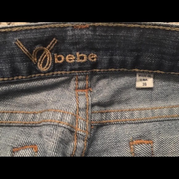 🔆SOLD🔆 bebe Jeans w/ embroiled back pockets - Picture 12 of 13